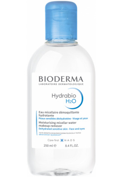 BIODERMA Увлажняющая мицеллярная вода для лица Hydrabio H2O 250 мл 028364B П