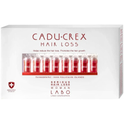 Crescina Ампулы для борьбы с обильным выпадением волос у женщин Caducrex Serious Woman №20 20 х 3 5 мл RU00745