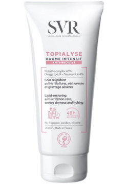 SVR Питательный бальзам для сухой и атопической кожи лица тела Topialyse Protect + 200 мл 1002417