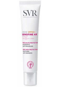 SVR Солнцезащитный крем для чувствительной кожи лица с покраснениями SPF50+ Sensifine 40 мл 1028417