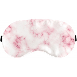 AYRIS SILK Шелковая маска для сна  цвет розовый мрамор 5001pinkmarble
