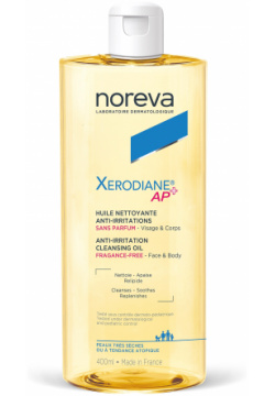 Noreva Питательное очищающее масло для сухой кожи лица и тела Xerodiane AP+ 400 мл P01051