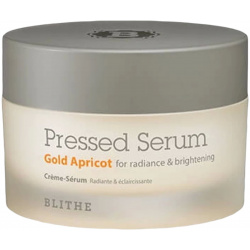 BLITHE Сыворотка крем для сияния кожи лица Pressed Serum Gold Apricot 50 мл 8809501660148
