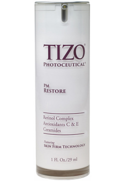 TIZO Восстанавливающий ночной крем для лица Photoceutiсal PM Restore 29 мл TIZO107