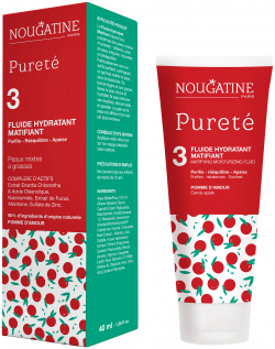Nougatine Paris Увлажняющий матирующий флюид для жирной кожи лица Purete 40 мл 3770006509452