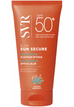 SVR Солнцезащитный крем мусс для лица с эффектом фотошопа SPF 50+ Sun Secure Blur 50 мл 1029417