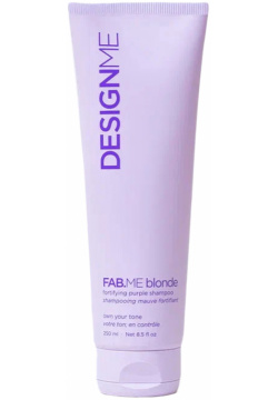 Design Me Укрепляющий шампунь против желтизны светлых волос FAB 250 мл DMFMPSH250