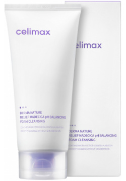 Celimax Балансирующая пенка для умывания Derma Nature Relief Madecica pH Balancing Foam Cleansing 150 мл 8809591350332