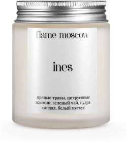 Flame Moscow Cвеча матовая «Ines» 110 мл MC015