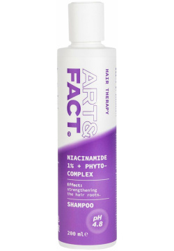 ART&FACT Шампунь для профилактики выпадения волос с ниацинамидом и фитокомплекс 200 мл FACT100452