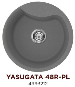 Мойка OMOIKIRI 4993212 Yasugata D48  1 чаша материал Tetogranit платина