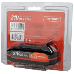 Батарея аккумуляторная PATRIOT 180301120 PB BR 21V(Max) Li ion  2 0Ah Pro UES