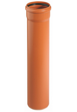 Труба D110х500мм поливинилхлорид (рыжая) OSTENDORF 220000