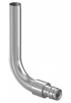 Трубка Г образная аксиальная UPONOR Up1023046 Wirsbo 20х15х300 мм  для радиатора никель