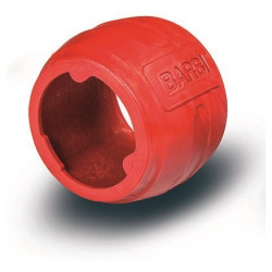 Гильза с упором аксиальная Barbi RAYPER CAS20R 20 мм красная  пластик