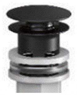 Донный клапан для раковины AM PM F0700P22 нажимной  черный