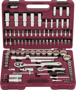Набор инструмента Thorvik UTS0094MP универсальный 1/4"  1/2"DR с головками торцевыми MultiProf 94 предмета