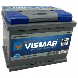 Аккумуляторная батарея VISMAR 4660003795356 ST 6СТ 60 N (L) (1) 520А 242*175*190