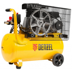 Компрессор DENZEL 58113 BCI2300/50  воздушный ременный привод 2 3 кВт 50 литров 400 л/мин