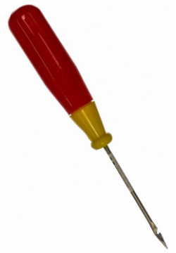 Шило Курс 67414 шорное сапожное с крючком  пластиковая ручка 48/122 мм