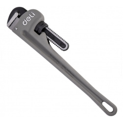 Ключ трубный DELI DL105018 405 мм  0 60 Стиллсона облегченный Cr Mo + алюминиевый сплав