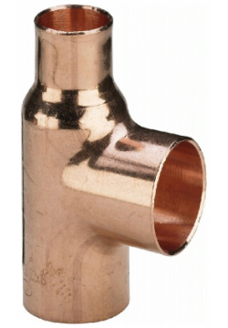 Тройник переходной пайка VIEGA 107413 18х12х15 мм  для медных труб медь