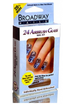 Набор ногтей Broadway  4 Airbrush Glass