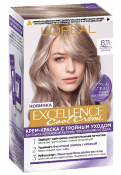 Краска для волос Loreal Paris LOreal  Excellence Cool Creme