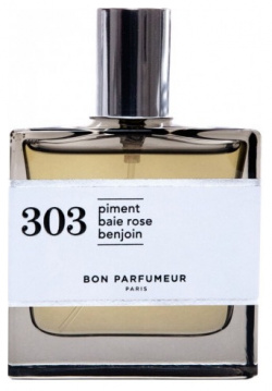 303 piment  baie rose benjoin Bon Parfumeur