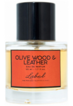 Olive Wood & Leather Label 