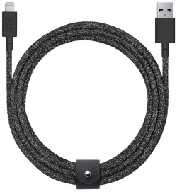 Кабель Native Union Belt Cable XL Cosmos Black USB / Lightning  3м черный KV L CS BLK 3