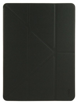 Чехол книжка Uniq Transforma Rigor для iPad (2019)  полиуретан черный PD10 2GAR TRIGBLK