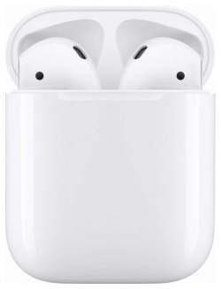 Беспроводные наушники Apple AirPods (2019) в зарядном футляре  белый MV7N2