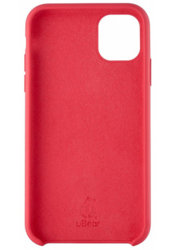 Чехол накладка uBear Touch Case для iPhone 11  силикон красный CS51RR61 I19