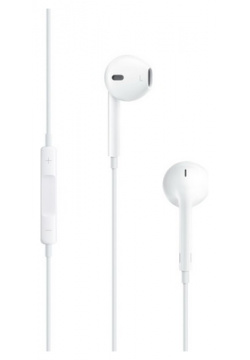 Наушники Apple EarPods с разъёмом 3 5 мм  белый MNHF2ZM/A