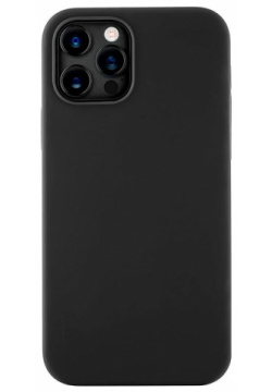 Чехол накладка uBear Mag Safe для iPhone 12/12 Pro  силикон черный CS79BL61TH I20M