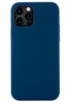 Чехол накладка uBear Mag Safe для iPhone 12/12 Pro  силикон синий CS79DB61TH I20M