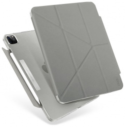 Чехол книжка Uniq Camden для iPad Pro 11 (3 го поколения) (2021)  полиуретан серый NPDP11(2021) CAMGRY