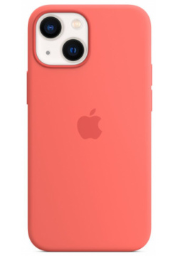 Чехол накладка Apple MagSafe для iPhone 13 mini  силикон розовый помело MM1V3ZE/A