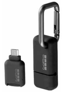 Картридер GoPro Quik Key Micro USB  черный AMCRU 001