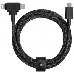 Кабель Native Union USB C / + Lighting  1 8м черный BELT CCL COS NP