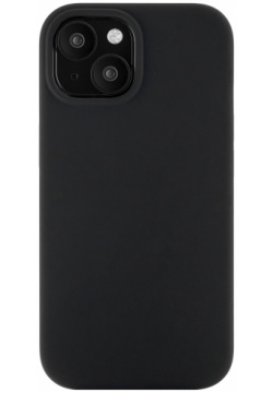 Чехол накладка uBear Touch Mag Case для iPhone 15  силикон черный CS256BL61TH I23M