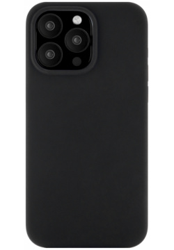 Чехол накладка uBear Touch Mag Case для iPhone 15 Pro Max  силикон черный CS277BL67PTH I23M