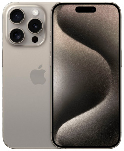 Apple iPhone 15 Pro nano SIM+eSIM 128GB  натуральный титан MTUX3