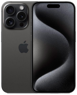 Apple iPhone 15 Pro nano SIM+nano SIM 256GB  черный титан MTQ83