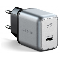 Сетевое зарядное устройство Satechi 30W USB C GaN Wall Charger  Цвет: серый космос ST UC30WCM EU