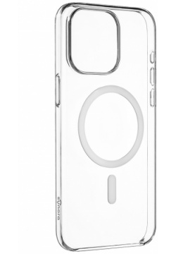 Чехол накладка Synora Mag Clear Case для iPhone 15  полиуретан прозрачный symci15/cl