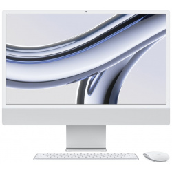 2023 Apple iMac 24″ серебристый (Apple M3  8Gb SSD 256Gb (10 GPU)) MQRJ3