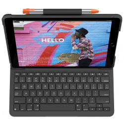 Клавиатура Logitech Slim Folio для iPad 10 2"  черный 920 009652