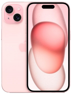 Apple iPhone 15 nano SIM+nano SIM 256GB  розовый MTLK3